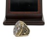 NFL 2008 Super Bowl XLIII Pittsburgh Steelers Championship Replica Fan Ring with Wooden Display Case - Roethlisberger