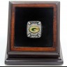 NFL 2010 Super Bowl XLV Green Bay Packers 18K Gold-Plated Championship Replica Fan Ring with Wooden Display Case - Rodgers