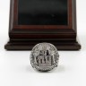 NFL 2011 Super Bowl XLVI New York Giants Championship Replica Fan Ring with Wooden Display Case - Manning