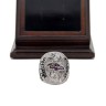 NFL 2012 Super Bowl XLVII Baltimore Ravens Championship Replica Fan Ring with Wooden Display Case - Flacco