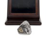 NFL 2012 Super Bowl XLVII Baltimore Ravens Championship Replica Fan Ring with Wooden Display Case - Flacco