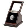 NFL 2014 Super Bowl XLIX New England Patriots Championship Replica Fan Ring with Wooden Display Case