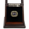 NHL 1981 New York Islanders Stanley Cup Championship Replica Fan Ring with Wooden Display Case