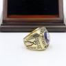 NHL 1984 Edmonton Oilers Stanley Cup Championship Replica Fan Ring with Wooden Display Case