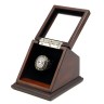 NHL 1985 Edmonton Oilers Stanley Cup Championship Replica Fan Ring with Wooden Display Case