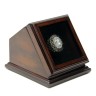 NHL 1985 Edmonton Oilers Stanley Cup Championship Replica Fan Ring with Wooden Display Case