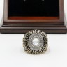 NHL 1985 Edmonton Oilers Stanley Cup Championship Replica Fan Ring with Wooden Display Case