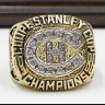 NHL 1986 Montreal Canadiens Stanley Cup Championship Replica Fan Ring with Wooden Display Case