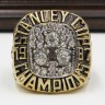 NHL 1987 Edmonton Oilers Stanley Cup Championship Replica Fan Ring with Wooden Display Case