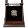 NHL 1987 Edmonton Oilers Stanley Cup Championship Replica Fan Ring with Wooden Display Case