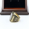 NHL 1987 Edmonton Oilers Stanley Cup Championship Replica Fan Ring with Wooden Display Case