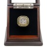 NHL 1988 Edmonton Oilers Stanley Cup Championship Replica Fan Ring with Wooden Display Case