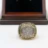 NHL 1988 Edmonton Oilers Stanley Cup Championship Replica Fan Ring with Wooden Display Case