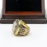 NHL 1988 Edmonton Oilers Stanley Cup Championship Replica Fan Ring with Wooden Display Case