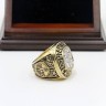 NHL 1988 Edmonton Oilers Stanley Cup Championship Replica Fan Ring with Wooden Display Case