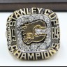 NHL 1989 Calgary Flames Stanley Cup Championship Replica Fan Ring with Wooden Display Case