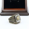 NHL 1989 Calgary Flames Stanley Cup Championship Replica Fan Ring with Wooden Display Case