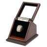 NHL 1990 Edmonton Oilers Stanley Cup Championship Replica Fan Ring with Wooden Display Case
