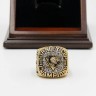 NHL 1991 Pittsburgh Penguins Stanley Cup Championship Replica Fan Ring with Wooden Display Case