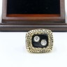 NHL 1992 Pittsburgh Penguins Stanley Cup Championship Replica Fan Ring with Wooden Display Case