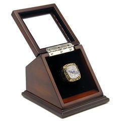 NHL 1994 New York Rangers Stanley Cup Championship Replica Fan Ring with Wooden Display Case