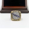NHL 1994 New York Rangers Stanley Cup Championship Replica Fan Ring with Wooden Display Case