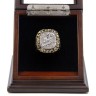 NHL 1995 New Jersey Devils Stanley Cup Championship Replica Fan Ring with Wooden Display Case