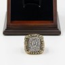 NHL 1995 New Jersey Devils Stanley Cup Championship Replica Fan Ring with Wooden Display Case