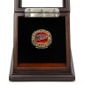 NHL 1997 Detroit Red Wings Stanley Cup Championship Replica Fan Ring with Wooden Display Case