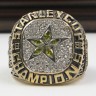 NHL 1999 Dallas Stars Stanley Cup Championship Replica Fan Ring with Wooden Display Case