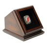 NHL 2000 New Jersey Devils Stanley Cup Championship Replica Fan Ring with Wooden Display Case