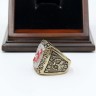 NHL 2000 New Jersey Devils Stanley Cup Championship Replica Fan Ring with Wooden Display Case