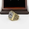 NHL 2001 Colorado Avalanche Stanley Cup Championship Replica Fan Ring with Wooden Display Case