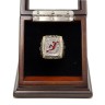 NHL 2003 New Jersey Devils Stanley Cup Championship Replica Fan Ring with Wooden Display Case