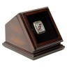 NHL 2003 New Jersey Devils Stanley Cup Championship Replica Fan Ring with Wooden Display Case