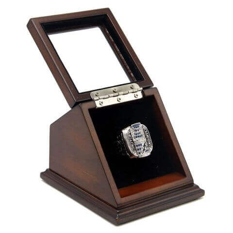 NHL 2004 Tampa Bay Lightning Stanley Cup Championship Replica Fan Ring with Wooden Display Case