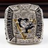 NHL 2009 Pittsburgh Penguins Stanley Cup Championship Replica Fan Ring with Wooden Display Case