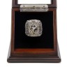 NHL 2009 Pittsburgh Penguins Stanley Cup Championship Replica Fan Ring with Wooden Display Case