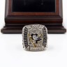 NHL 2009 Pittsburgh Penguins Stanley Cup Championship Replica Fan Ring with Wooden Display Case