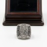 NHL 2010 Chicago Blackhawks Stanley Cup Championship Replica Fan Ring with Wooden Display Case