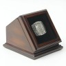 NHL 2011 Boston Bruins Stanley Cup Championship Replica Fan Ring with Wooden Display Case