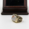 NFL 1997 Super Bowl XXXII Denver Broncos Championship Replica Fan Ring with Wooden Display Case