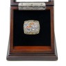 NFL 1998 Super Bowl XXXIII Denver Broncos Championship Replica Fan Ring with Wooden Display Case