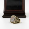 NFL 1998 Super Bowl XXXIII Denver Broncos Championship Replica Fan Ring with Wooden Display Case