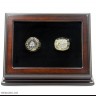 MLB 1970 1983 Baltimore Orioles World Series Championship Replica Fan Rings with Wooden Display Case Set