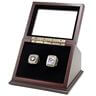 MLB 1985 2015 Kansas City Royals World Series Championship Replica Fan Rings with Wooden Display Case Set