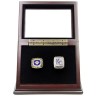 MLB 1985 2015 Kansas City Royals World Series Championship Replica Fan Rings with Wooden Display Case Set