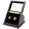 MLB 1987 1991 Minnesota Twins World Series Championship Replica Fan Rings with Wooden Display Case Set