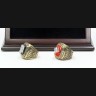 MLB 1987 1991 Minnesota Twins World Series Championship Replica Fan Rings with Wooden Display Case Set