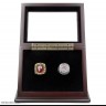 MLB 1980 2008 Philadelphia Phillies World Series Championship Replica Fan Rings with Wooden Display Case Set